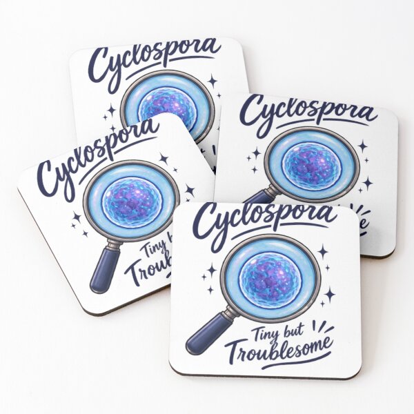 Item preview, Cyclospora – Tiny but Troublesome Funny Parasite Design designed and sold by Ramadane_design1.