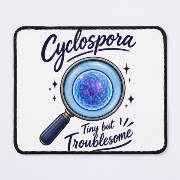 Item preview, Cyclospora – Tiny but Troublesome Funny Parasite Design designed and sold by Ramadane_design1.