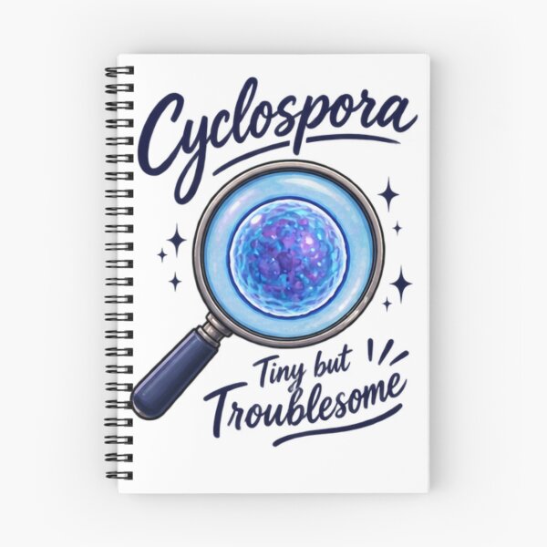 Item preview, Cyclospora – Tiny but Troublesome Funny Parasite Design designed and sold by Ramadane_design1.