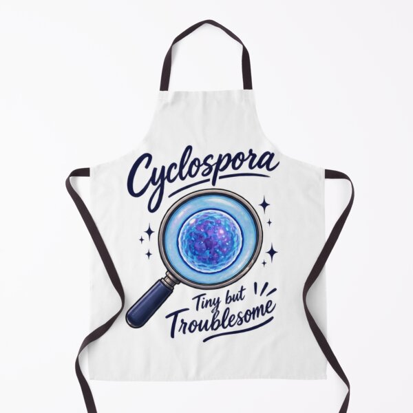Item preview, Cyclospora – Tiny but Troublesome Funny Parasite Design designed and sold by Ramadane_design1.