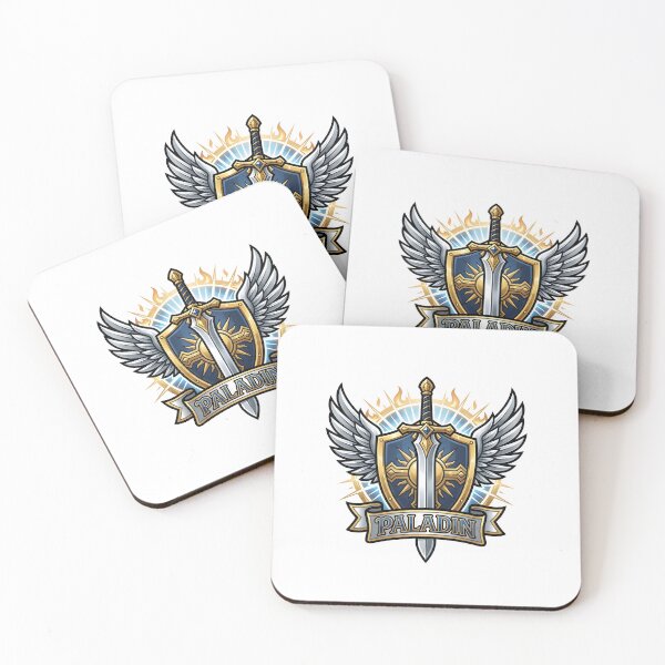 Item preview, Paladin Class Emblem Holy Greatsword Radiant Shield RPG tabletop game designed and sold by CleverRaccoon.