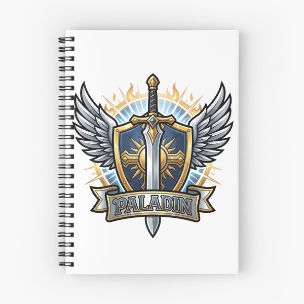 Item preview, Paladin Class Emblem Holy Greatsword Radiant Shield RPG tabletop game designed and sold by CleverRaccoon.