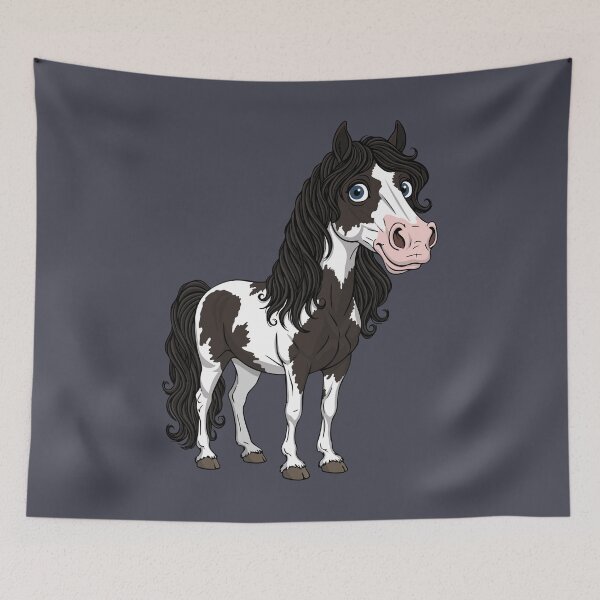 Aperçu de l'œuvre Une caricature d'un cheval Abaco Barbe créée et vendue par Cheval-de-coeur.