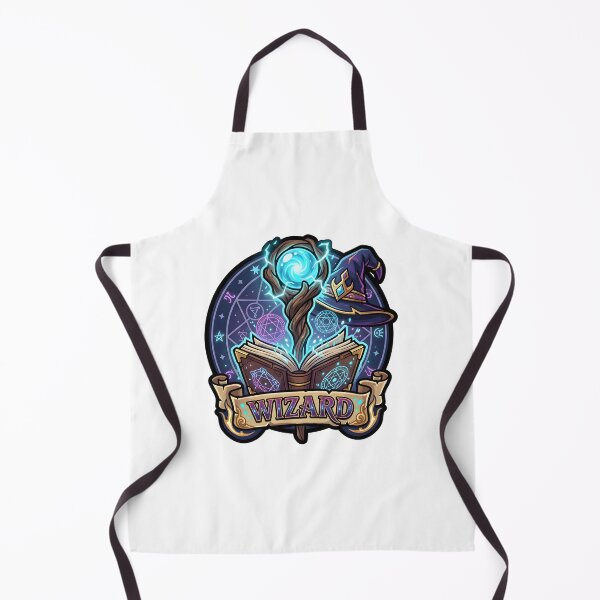 Item preview, Wizard Class Emblem Magic Spellbook Crystal Staff RPG tabletop game designed and sold by CleverRaccoon.