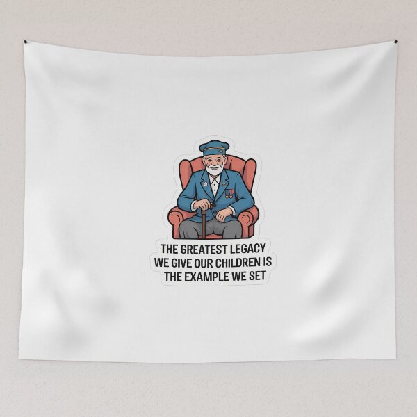 Item preview, Legacy of Wisdom Quote Art designed and sold by NiftyWrx.