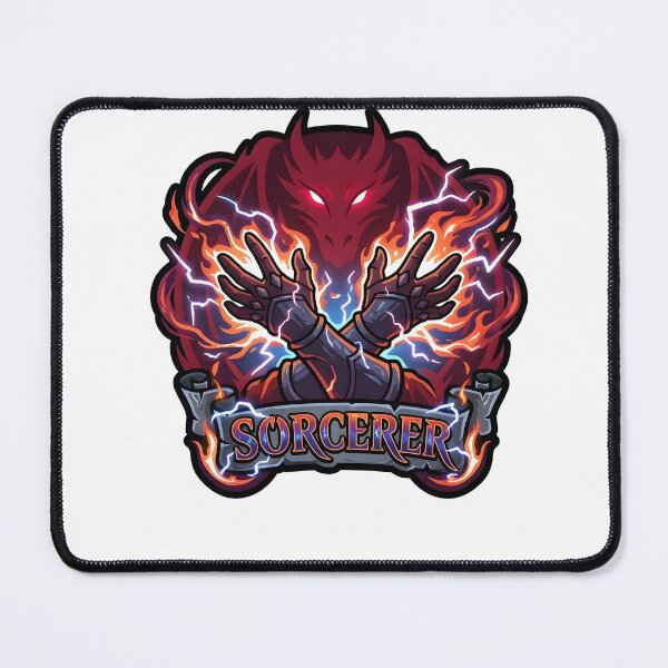Item preview, Sorcerer Class Emblem Dragon Eye Elemental Magic RPG tabletop game designed and sold by CleverRaccoon.