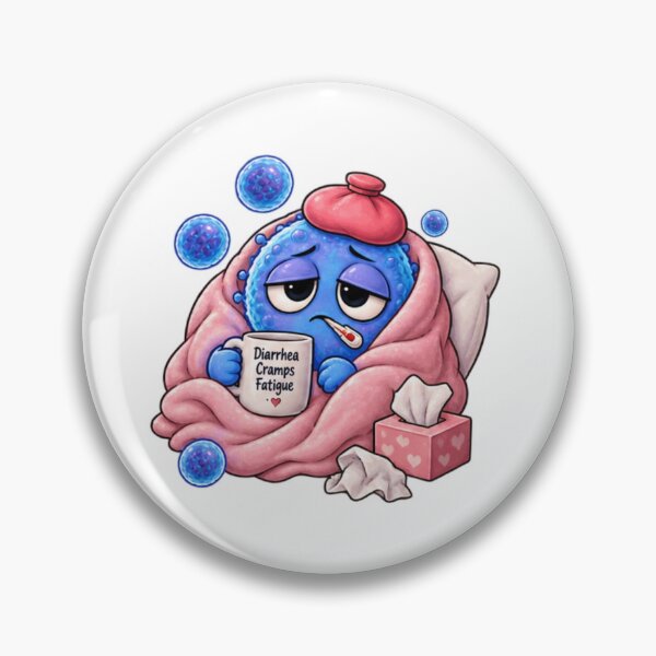 Item preview, Cyclospora Sick Day – Funny Parasite Medical Humor Design designed and sold by Ramadane_design1.