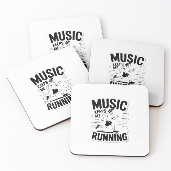 Item preview, Music Keeps Me Running designed and sold by NiftyWrx.