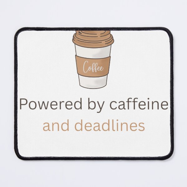 Item preview, Powered by caffeine designed and sold by Squid-Ink-.