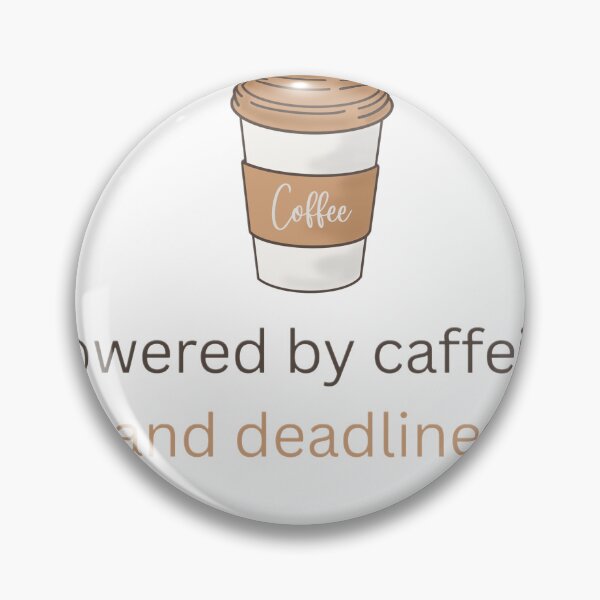 Item preview, Powered by caffeine designed and sold by Squid-Ink-.