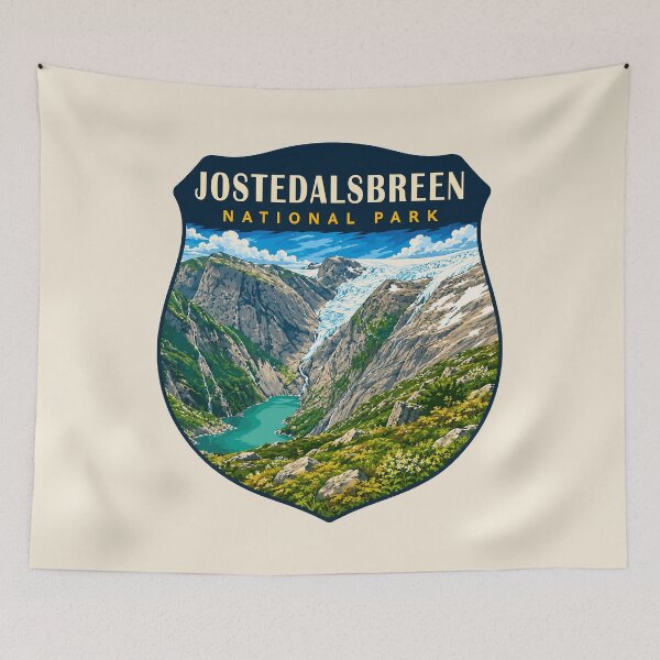 Item preview, Jostedalsbreen National Park Norway – Vintage Glacier Adventure designed and sold by Gideon Emmerich.
