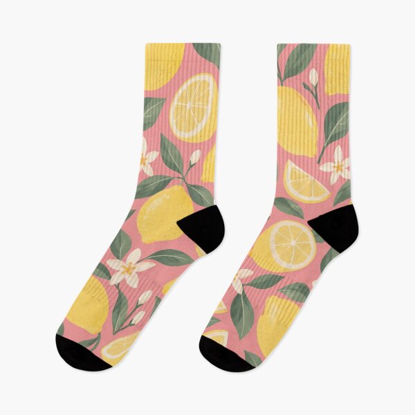 Item preview, Pink Lemon Citrus Blossom Botanical Seamless Pattern designed and sold by SayMaria.
