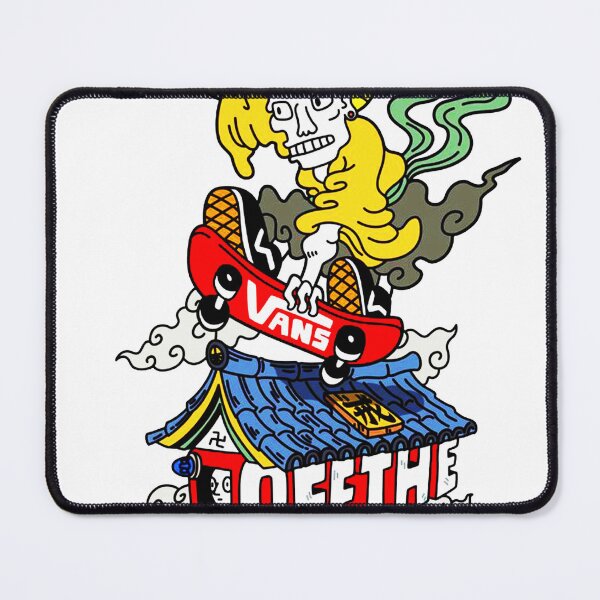 Item preview, Vans Off The Wall Skeleton Skater – Japanese Street Art Design designed and sold by frantuliuss.