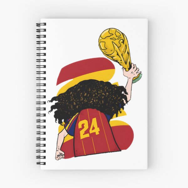 Item preview, Spanish Left Back Football Champion - Curly Hair Soccer Legend Fan Art | ⭐⭐⭐⭐⭐ designed and sold by RainbowPawzies.