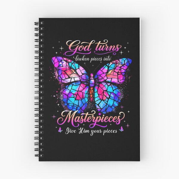 Item preview, God Turns Broken Pieces Into Masterpieces Butterfly Faith designed and sold by Strow--bary.