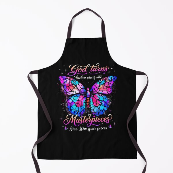 Item preview, God Turns Broken Pieces Into Masterpieces Butterfly Faith designed and sold by Strow--bary.
