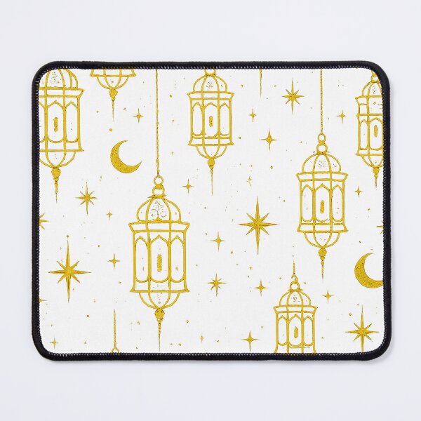 Item preview, Moroccan Lantern & Celestial Pattern | Minimal Islamic Line Art designed and sold by MARO-X.