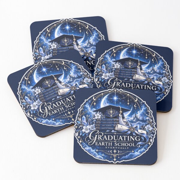Item preview, Graduating Earth School Eventually – Celestial Starseed Humor designed and sold by Alcyone-Blue.