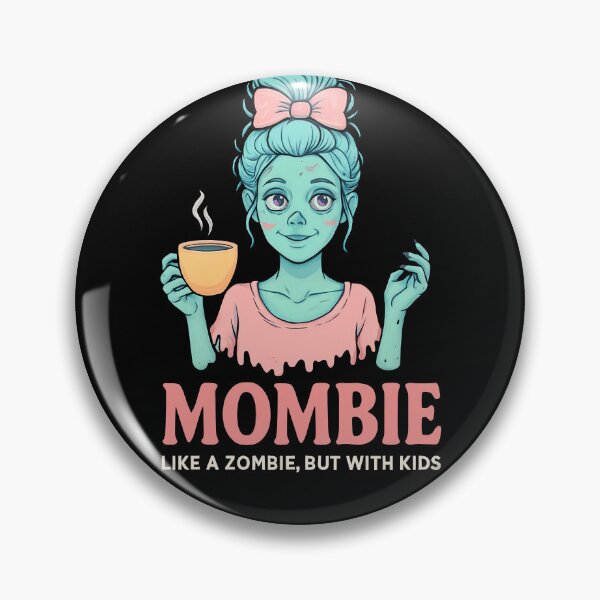 Item preview, Playful Zombie mom woman Holding Coffee designed and sold by Just4Sinners.