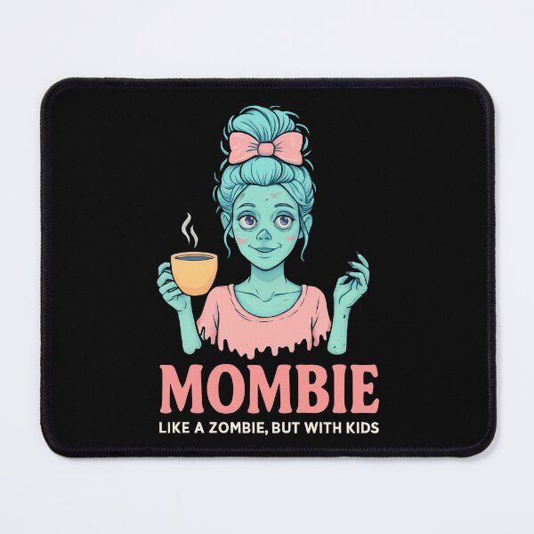 Item preview, Playful Zombie mom woman Holding Coffee designed and sold by Just4Sinners.