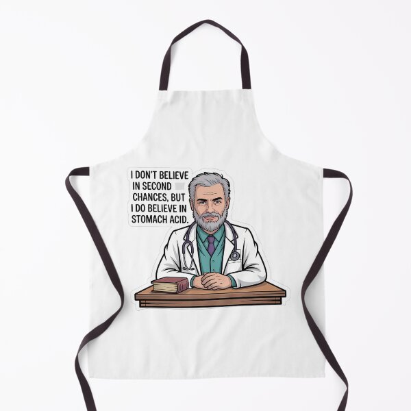 Item preview, Grumpy Gastro Doctor with Stomach Acid Quote designed and sold by NiftyWrx.