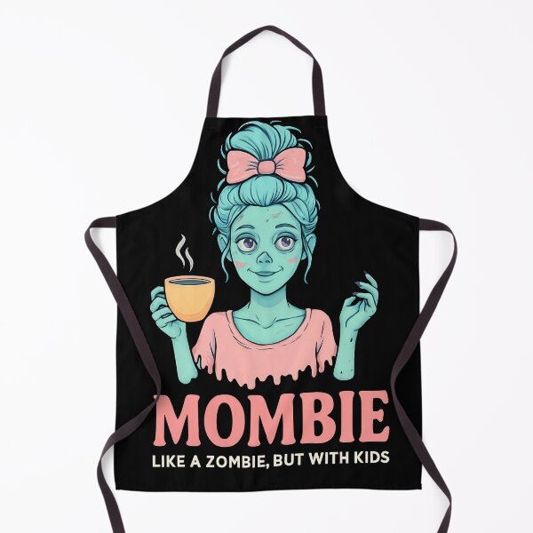 Item preview, Playful Zombie mom woman Holding Coffee designed and sold by Just4Sinners.