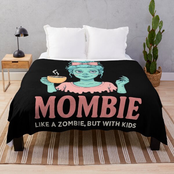 Item preview, Playful Zombie mom woman Holding Coffee designed and sold by Just4Sinners.