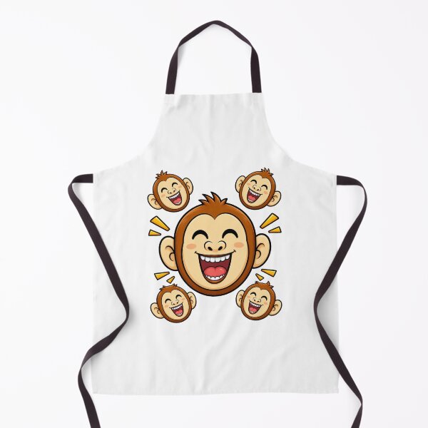Item preview, Cute Quirky Lame Monkey Pattern - Funny Lazy Primate Illustration Art for Animal Lovers designed and sold by tracktech.