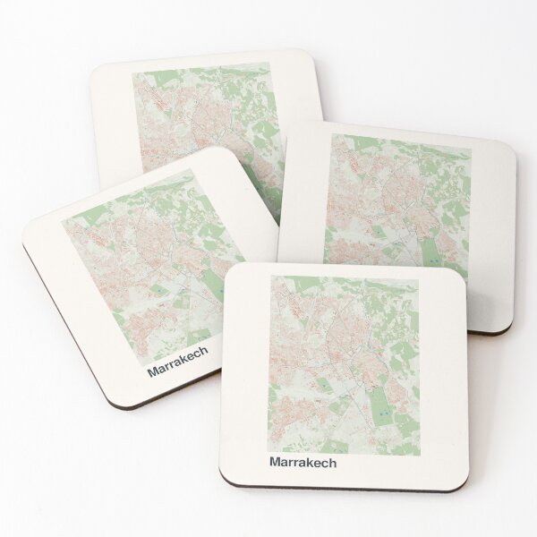 Item preview, Marrakech Minimalistic Map Art designed and sold by MapsNerd.