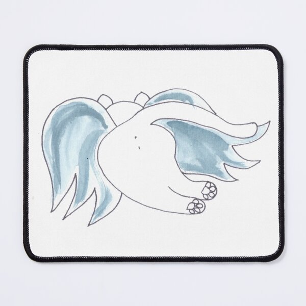 Item preview, Guardianangel Cat Blue Wings, Schutzengel Katze Blaue Flügel designed and sold by Anke‘s Bazaar.