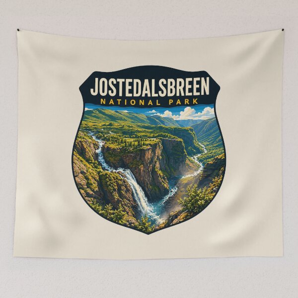 Item preview, Jostedalsbreen National Park Norway – Vintage Glacier Adventure designed and sold by Gideon Emmerich.