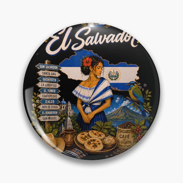 Item preview, El Salvador Flag Salvadorian Pride Independence Day Gift designed and sold by Strow--bary.