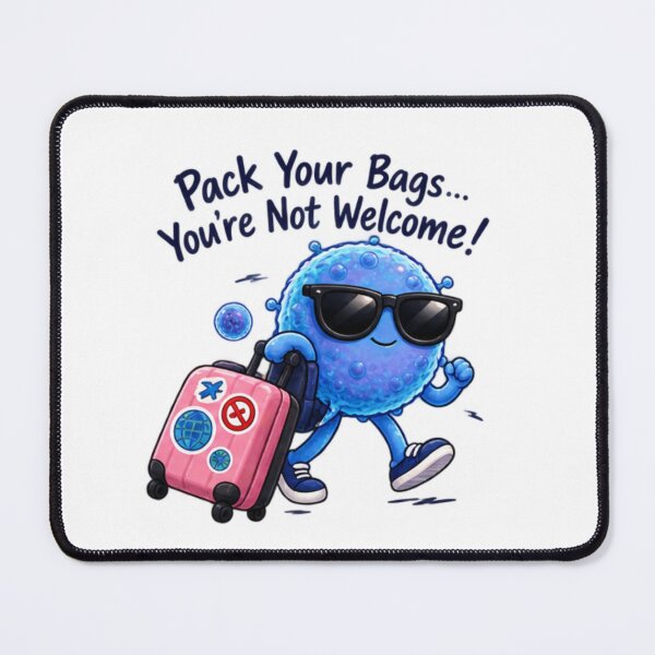 Item preview, Cyclospora Pack Your Bags – Funny Parasite Travel Design designed and sold by Ramadane_design1.