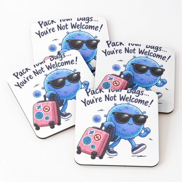 Item preview, Cyclospora Pack Your Bags – Funny Parasite Travel Design designed and sold by Ramadane_design1.