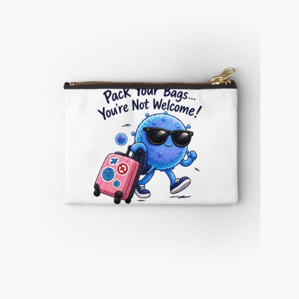 Item preview, Cyclospora Pack Your Bags – Funny Parasite Travel Design designed and sold by Ramadane_design1.