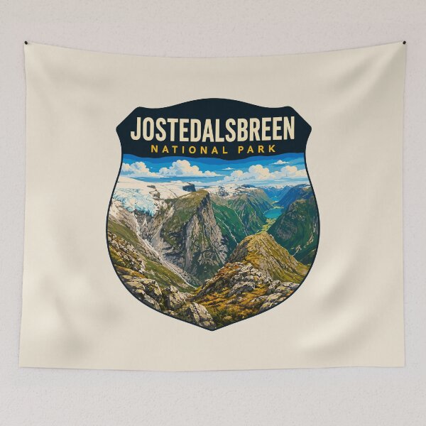 Item preview, Jostedalsbreen National Park Norway – Vintage Glacier Adventure designed and sold by Gideon Emmerich.