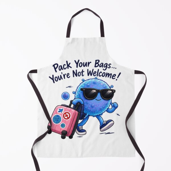 Item preview, Cyclospora Pack Your Bags – Funny Parasite Travel Design designed and sold by Ramadane_design1.