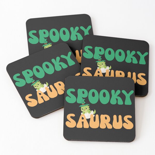 Item preview, Cute Spooky Saurus Kids Retro Halloween Dinosaur designed and sold by mumchaosdesigns.