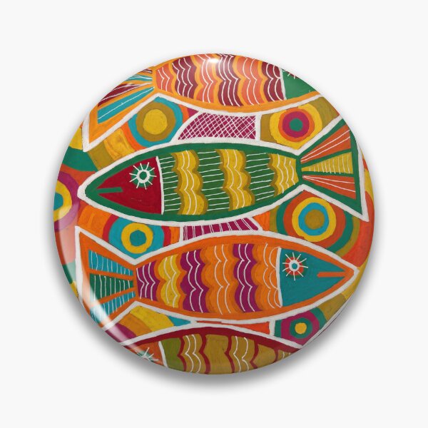 Item preview, Vibrant Tropical Fish Pattern Art designed and sold by Fani*.