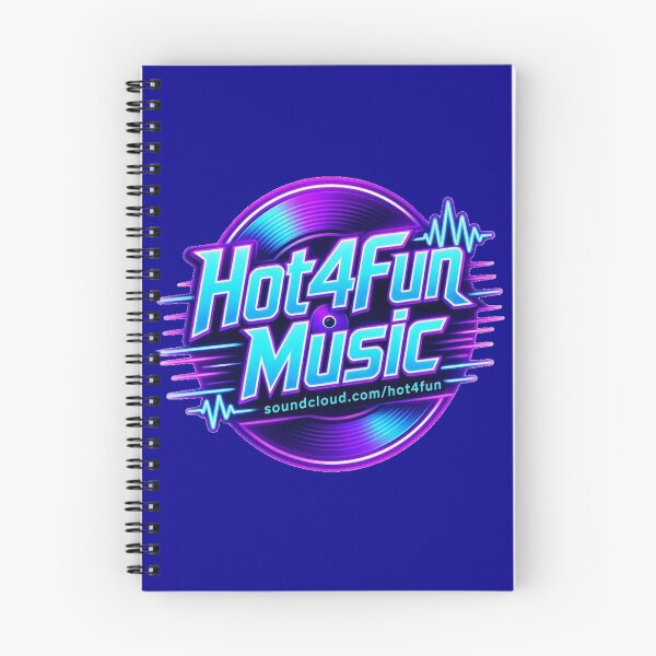 Item preview, Hot4Fun Music - Modern logo for electronic music designed and sold by Hot4Shirt.