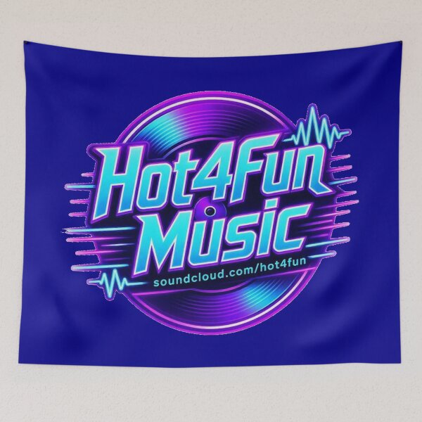 Item preview, Hot4Fun Music - Modern logo for electronic music designed and sold by Hot4Shirt.