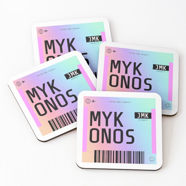 Item preview, Mykonos Boarding Pass JMK Rainbow Gradient designed and sold by lukassfr.
