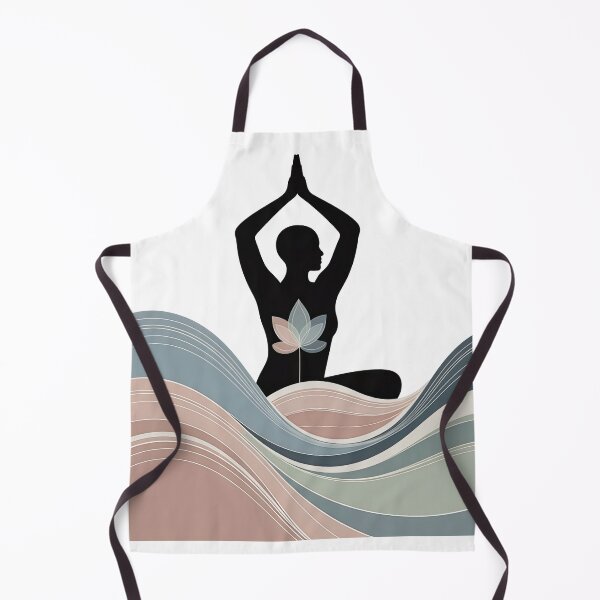 Item preview, Lotus Meditation Pose Pastel Wave Yoga Shirt designed and sold by 108stillness.