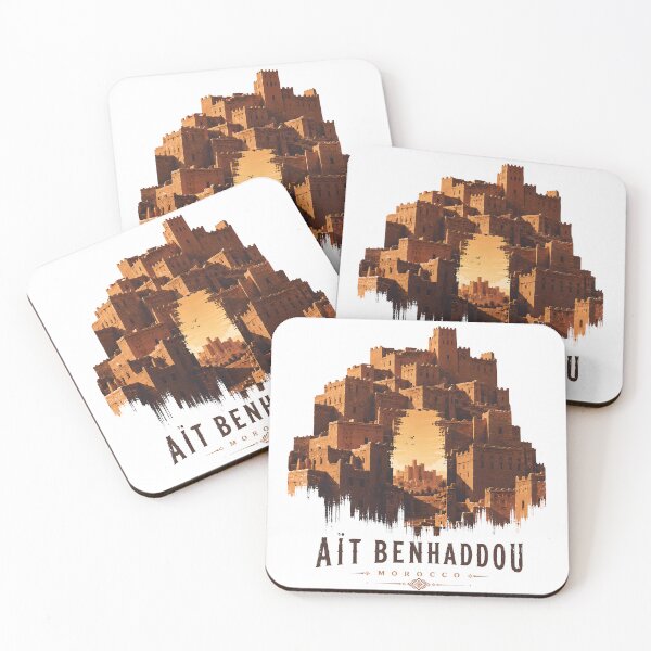 Item preview, Ait Ben Haddou Morocco Travel Sticker | UNESCO Kasbah Landmark designed and sold by MARO-X.