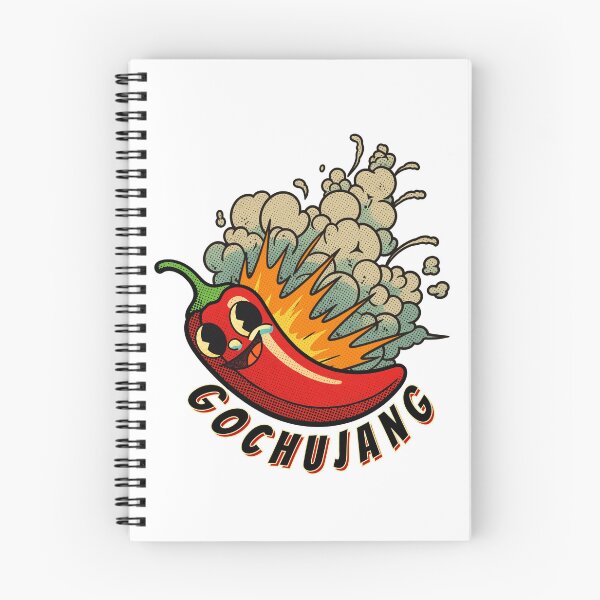 Item preview, Gochujang Spicy Chili Pepper Mascot - Retro Pop Art designed and sold by SunandShade.