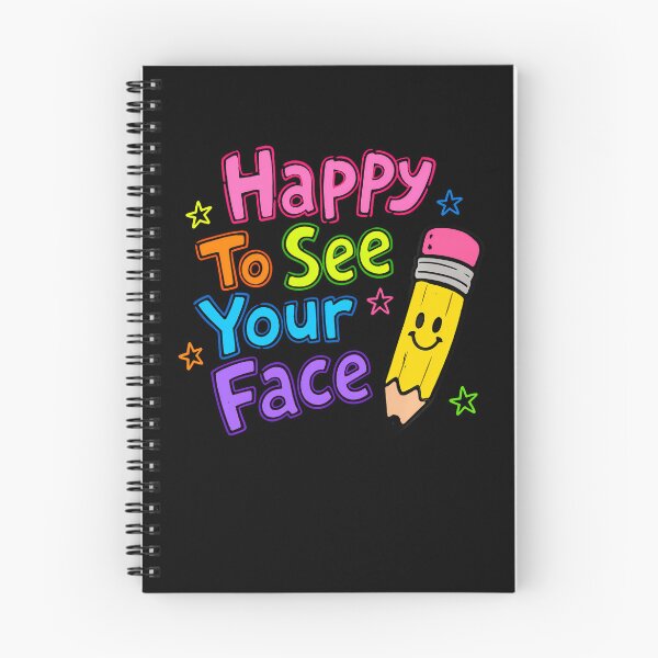 Item preview, Happy To See Your Face Teacher School Supplies Long Sleeve designed and sold by Strow--bary.