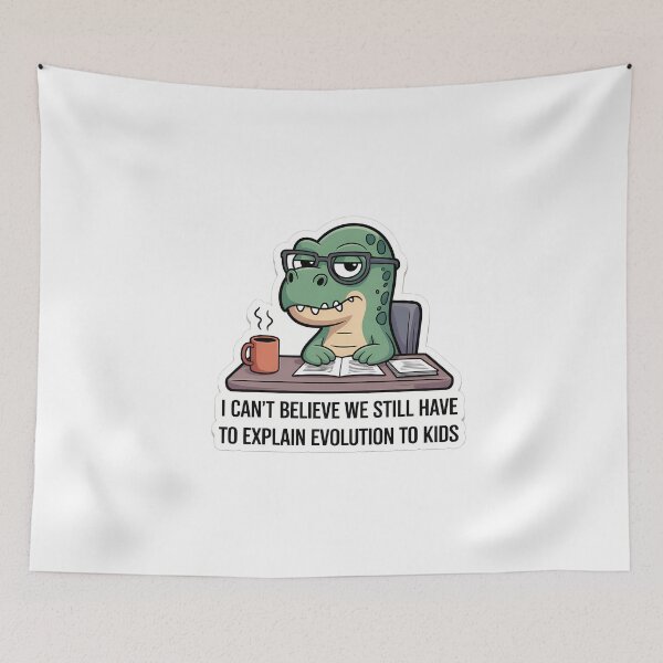 Item preview, Grumpy Dinosaur Counselor designed and sold by NiftyWrx.