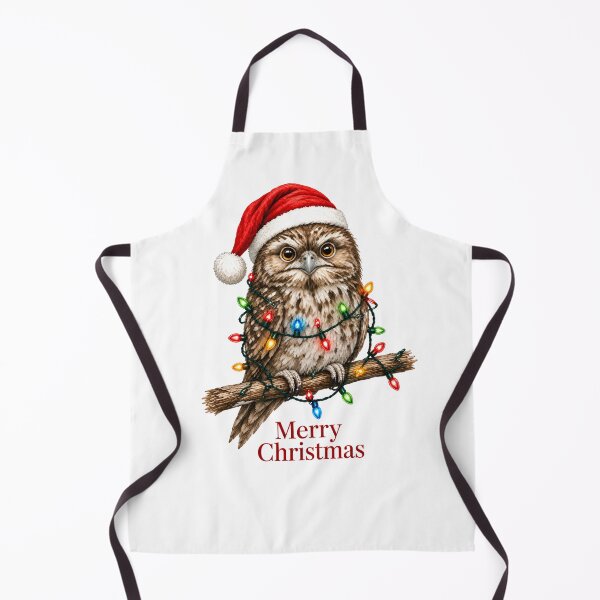 Item preview, Merry Christmas Owl – Cute Christmas Owl with Holiday Lights designed and sold by SVALANART.