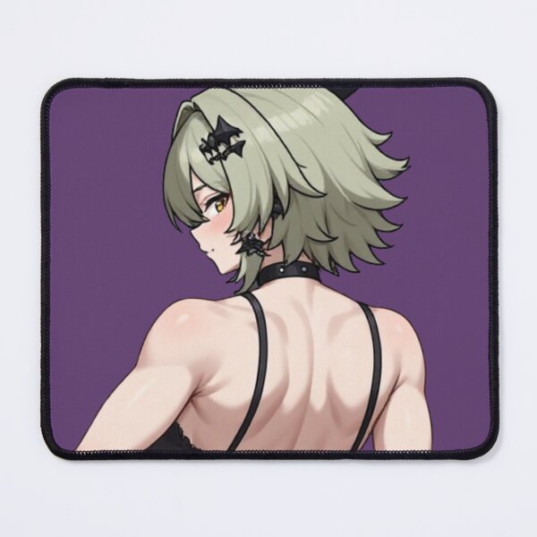 Item preview, Anime Female Character in Black Backless Dress Illustration designed and sold by Jimakmo.