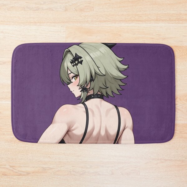 Item preview, Anime Female Character in Black Backless Dress Illustration designed and sold by Jimakmo.